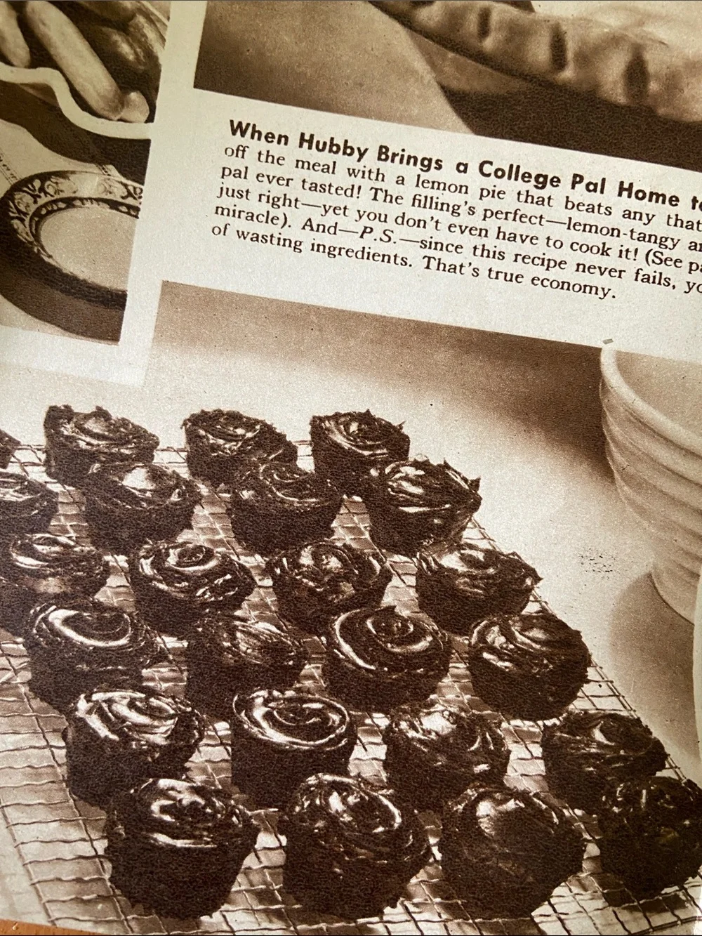 Vintage Cookbook baking recipe book Eagle Brand advertising advertisement bake